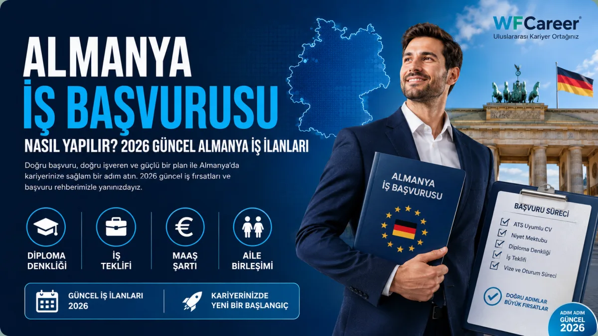 Almanya İş Başvurusu Nasıl Yapılır? 2026 Güncel Almanya İş İlanları